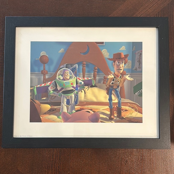 Disney Toy Story Framed Art Print - Black Frame - Picture 1 of 5